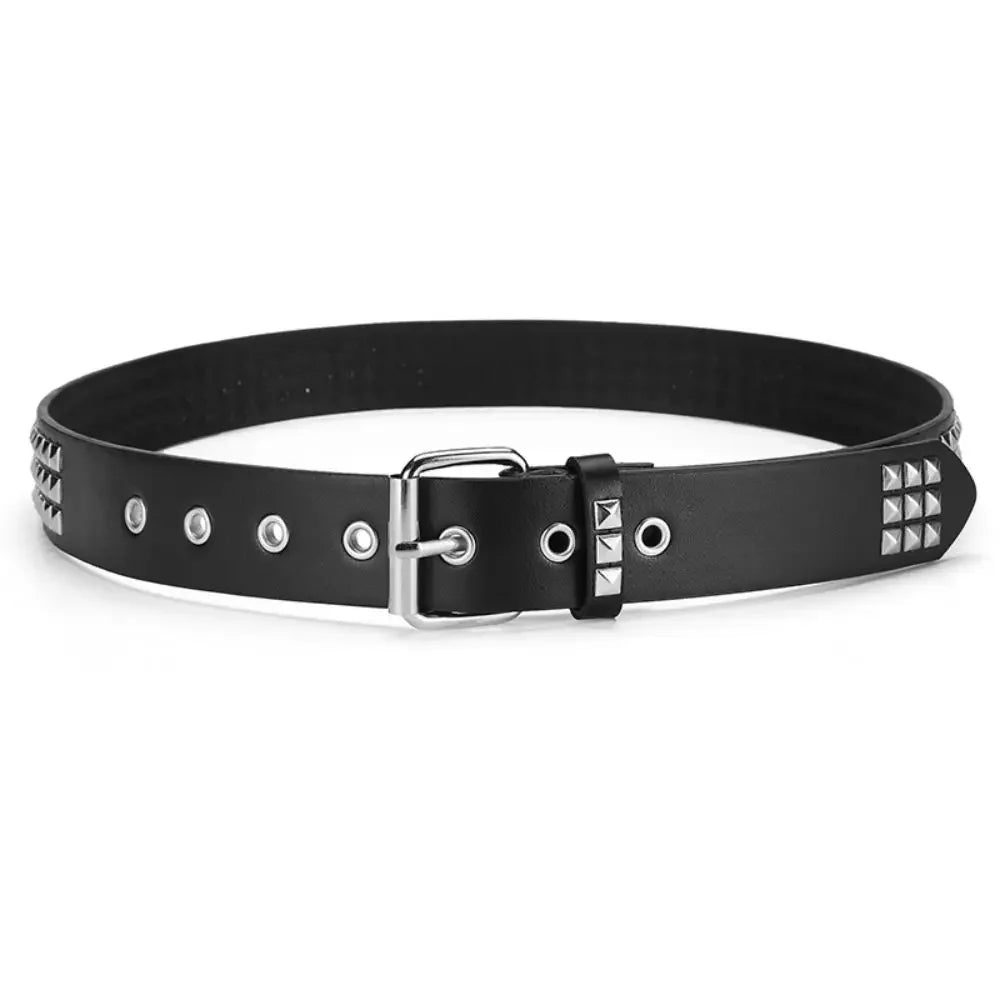 Trend Rivet Belt Heavy Metal Belt Men Women Punk Nightclub Rock Style Belt Jeans Belt Y2K Belt Fashion Decoration Women's Belts Beauty World Shop