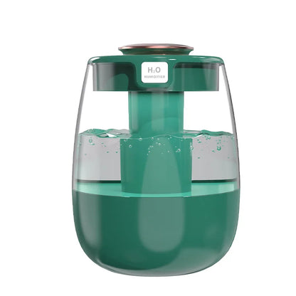 Air Humidifier Aroma Humidifier Double Spray Port Essential Oil Diffuser USB Water Humidifier with Light for Home Office Beauty World Shop