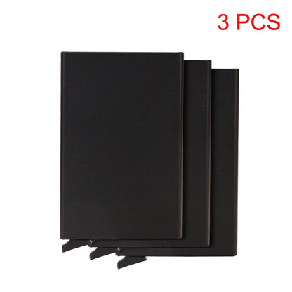 Rfid Credit Card Holder Metal Thin Slim Smart Wallet Men Women Wallets Pop Up Minimalist Small Black Purse Mini Walets for Men Beauty World Shop