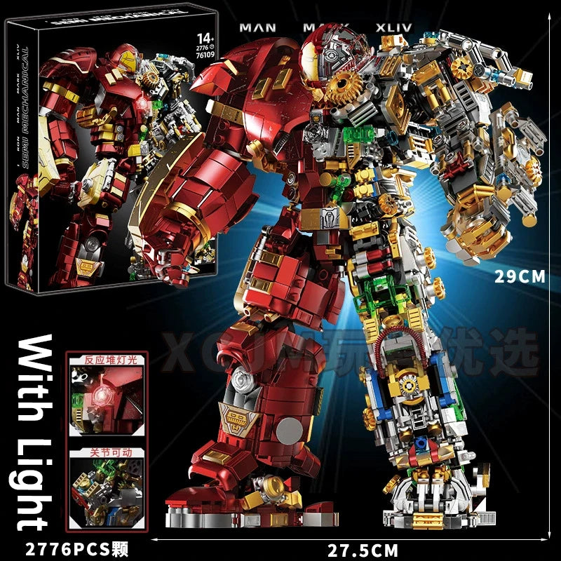 Variety Iron Heroes Blocks Action Figures Mark Building Sets Buster Mech DIY Brick Collectible Toys for Boys Adult Kids Gifts Beauty World Shop