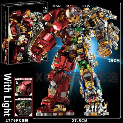 Variety Iron Heroes Blocks Action Figures Mark Building Sets Buster Mech DIY Brick Collectible Toys for Boys Adult Kids Gifts Beauty World Shop