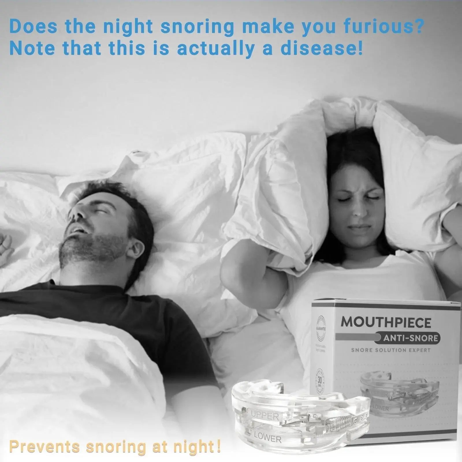Adjustable Anti-Snoring Mouth Guard  Mouthpiece Sleeping Devices Bruxism Snoring Stopper Improve Sleep Mouthpiece Beauty Trend Shop