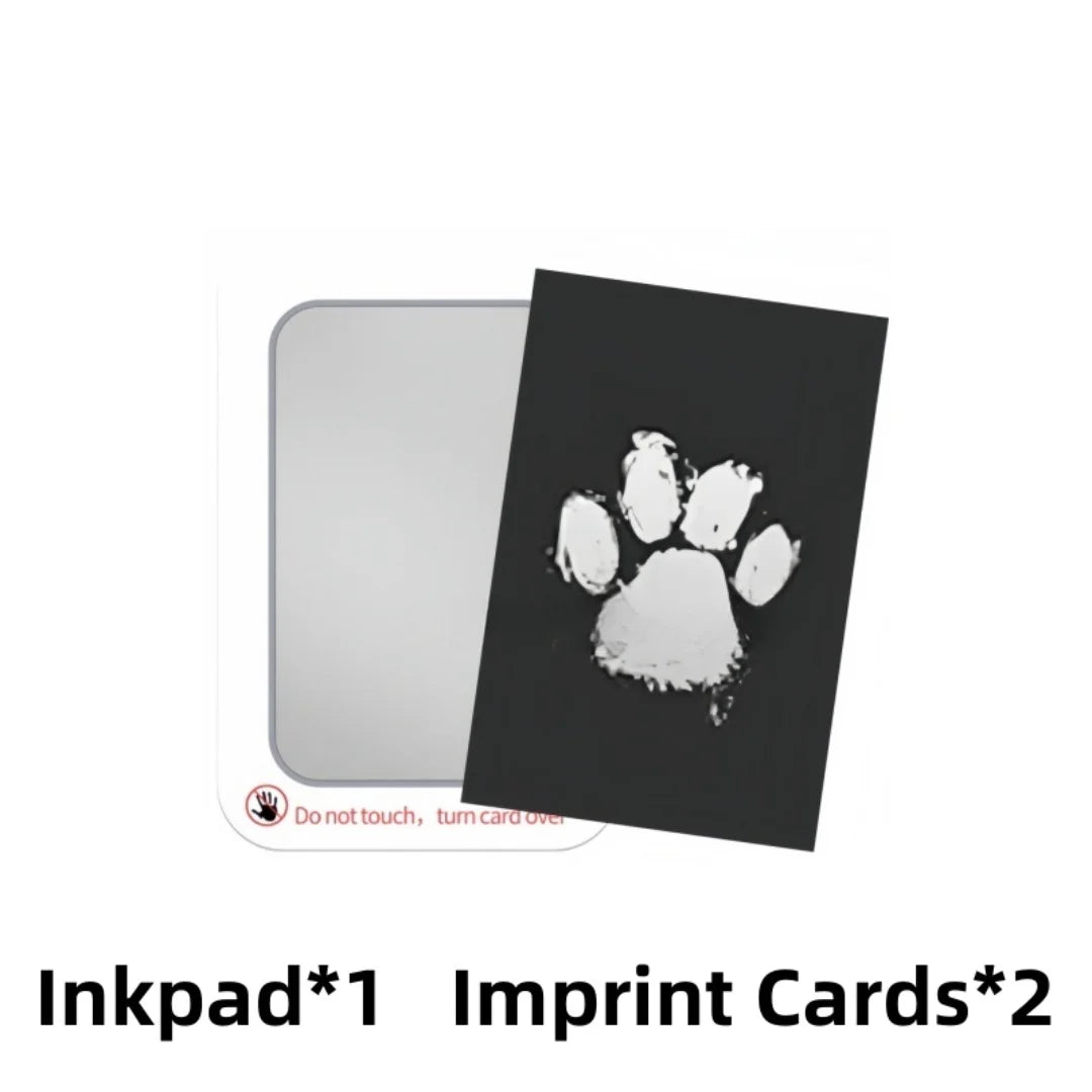 Baby Handprint and Footprint Kit Safe Non-Toxic Ink Pads Clean Inkless Touch Pet Paw Print Ink Kits with Beauty Fashion