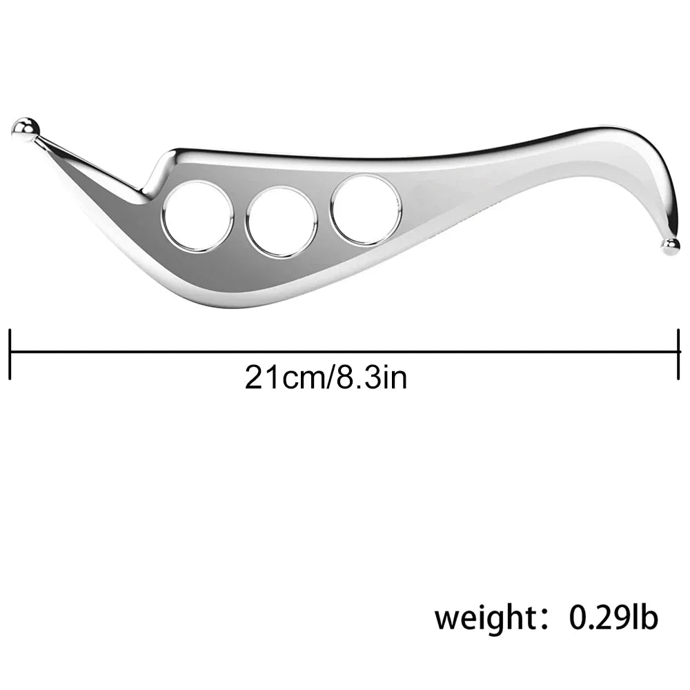 Stainless Steel Muscle Scraper Massage Tools Set,Gua Sha IASTM Tool for deep Tissue Scraping, myofascial Release Tool Beauty World Shop