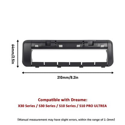 Main Rolling Brush Cover For Dreame X40 X40 Pro X40Ultra D20 Ultra S30 X30 X30 Ultra X30Pro Robot Vacuum Rubber Brush Cover Part Beauty World Shop