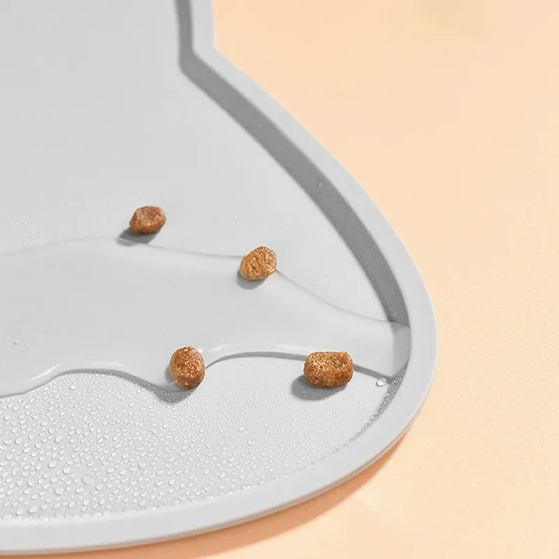 Food Grade Silicone Cats Anti-dirty Easy to Clean Cats and Dog Bowl Mats Water Proof Waterproof and Leak-proof Pad Anti-slip Pet Beauty World Shop