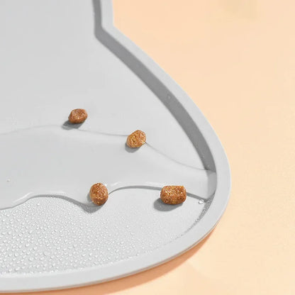 Food Grade Silicone Cats Anti-dirty Easy to Clean Cats and Dog Bowl Mats Water Proof Waterproof and Leak-proof Pad Anti-slip Pet Beauty World Shop