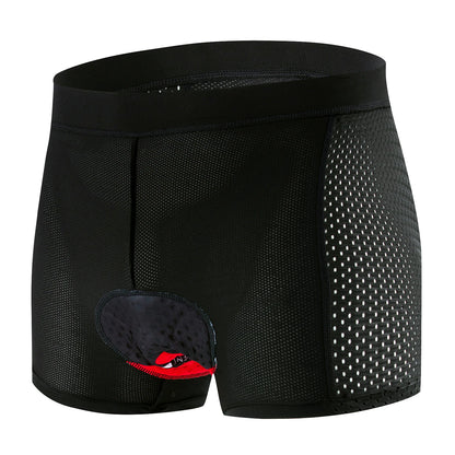 New Cycling Shorts Men's Cycling Underwear Breathable Mesh Riding Underpant Gel Pad Shockproof Bike Shorts Bicycle Underwear Beauty World Shop