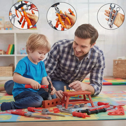 Kids Pretend Tools Kit 38/41/42 PCS Role Play Repair Construction Tool Kit Educational Learning Toys for ToddlersBoys Girls Gift Beauty Fashion