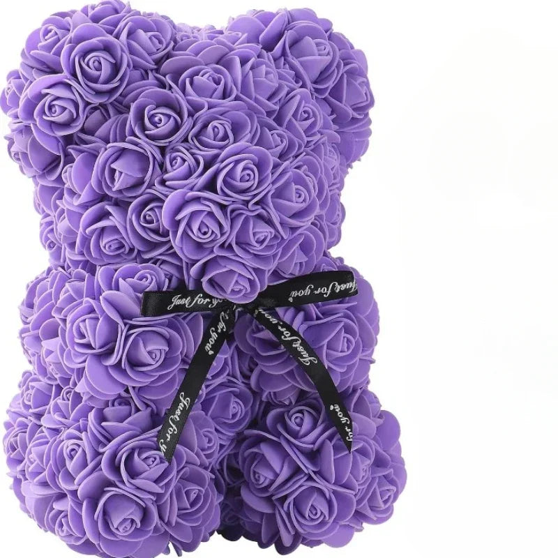 2025 New Artificial Flower Eternal Rose Teddy Bear for Mom Mother's Day Birthday Valentine's Day Anniversary Gifts & Decorations Beauty World Shop