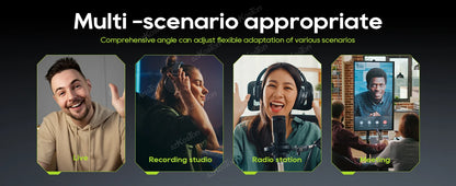 Adjustable Microphone Boom Arm Extended Riser with Cable Management Low Profile Mic Arm Gaming Microphone Stand for AM8 K688 A8 Beauty World Shop