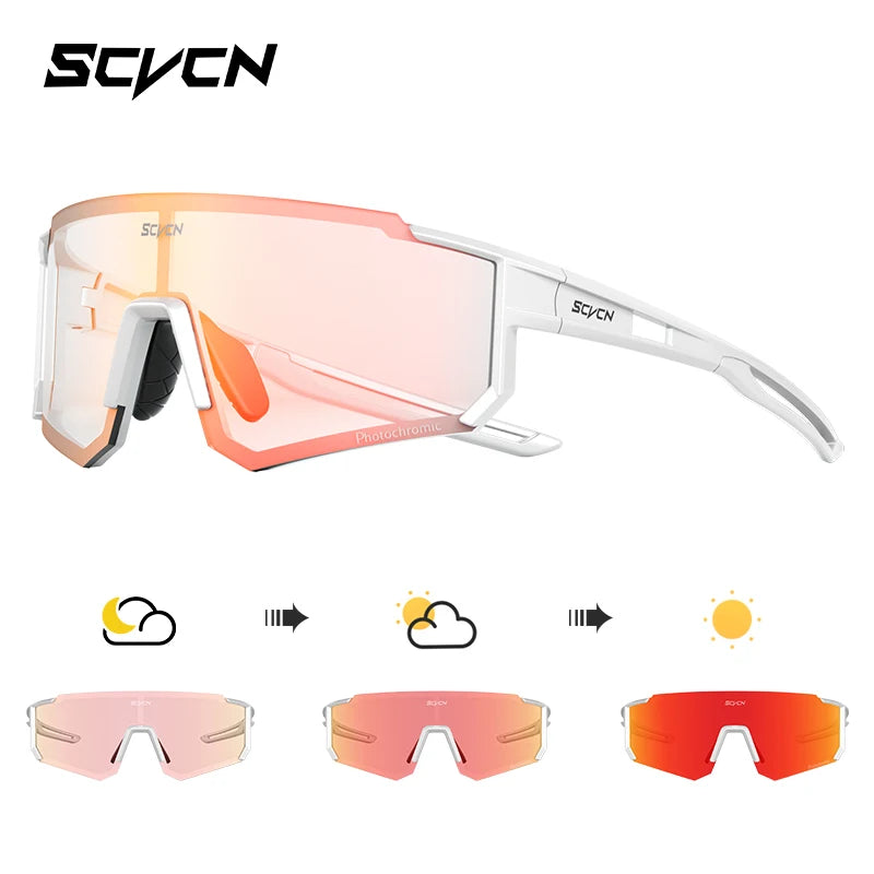 SCVCN Fashion Sunglasses for Men Sport Cycling Glasses Bike Bicycle Hiking Camping Golf UV400 Protection Glasses Women Baseball Beauty World Shop