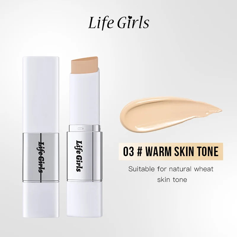Lazy Foundation Stick, Moisturizing and Natural Concealer Makeup, Matte Makeup Base, Rare Beauty, Keep Makeup and Sweat Beauty World Shop