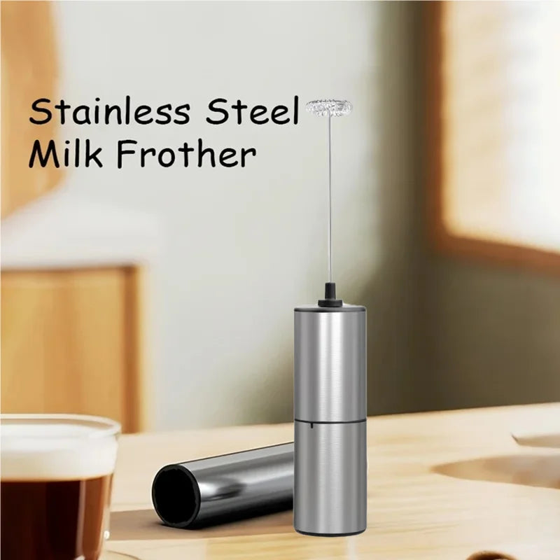 2026 NEW HOT stainless steel high-speed milk frother, coffee frother multi-purpose suitable for coffee households And baking use Beauty World Shop