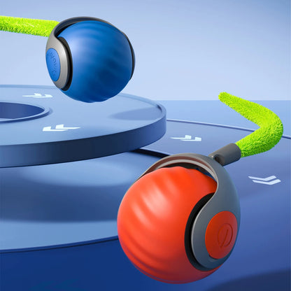 Intelligent Speedy Tail 2.0, Automatic Moving Cat Toy Ball with Tail, Smart Interactive Cat Toy Ball, Two Speed Adjustment Beauty World Shop