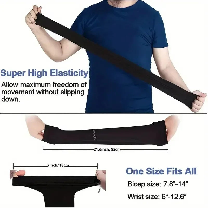 3 Pair of Breathable Sun Protection Sleeves - Breathable & UV Protective Gear for Sports, Driving, & Outdoor Adventures Beauty World Shop
