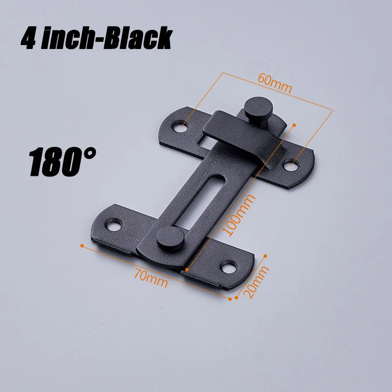 Sliding Barn Door Latch Sliding Right Angle Door Latch Door Bolt Wine Cooler Closet Window Door Latch Plug Baby Safety Latch Beauty World Shop