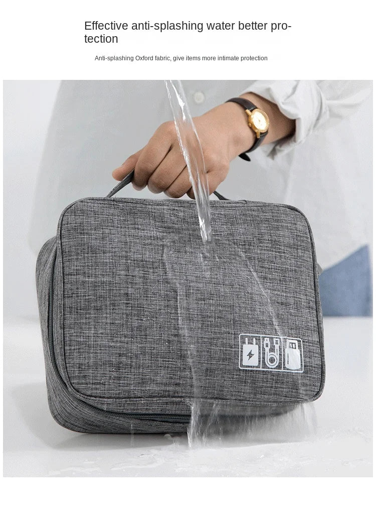 Travel Electronic Digital Storgage Bag Multi-Function Earphone Data Cable Charger Accessory Bag Multi-Layer Power Hard Disk Prot Beauty World Shop