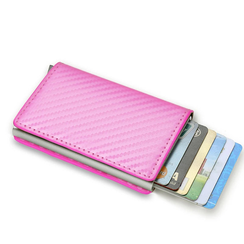 Anti Thief Rfid Credit Card Holder Smart Minimalist Wallet Pocket Men Women Slim Cardholder Bank Cash Creditcard Case Bag Purse Beauty World Shop
