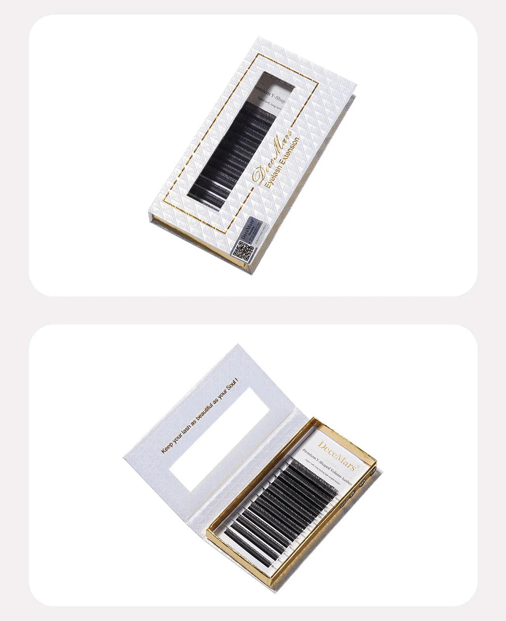 DeceMars YY Eyelash Extension 6mm-18mm Length Black Beauty World Shop