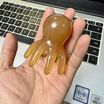 Octopus Head Massager Comb Head Meridian Manual Acupressure Tool Portable SPA Gua Sha Massage Comb Beauty World Shop