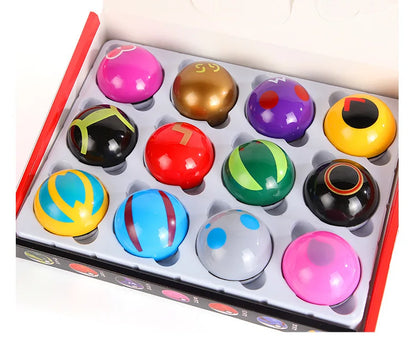 12Pcs/Set Pokemon PokeBall Figure Toys Anime Pikachu Blind Box PVC Figurine Action Collection Model Dolls Kids Birthday Gift Beauty World Shop