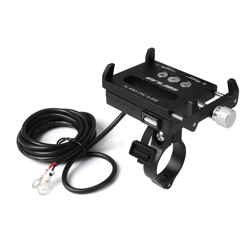 GUB Aluminum Bicycle Phone Holder Metal Bike Cell Mobile iPhone Stand for Motorcycle Scooter Handlebar Bike Headsets Stem Mount Beauty World Shop