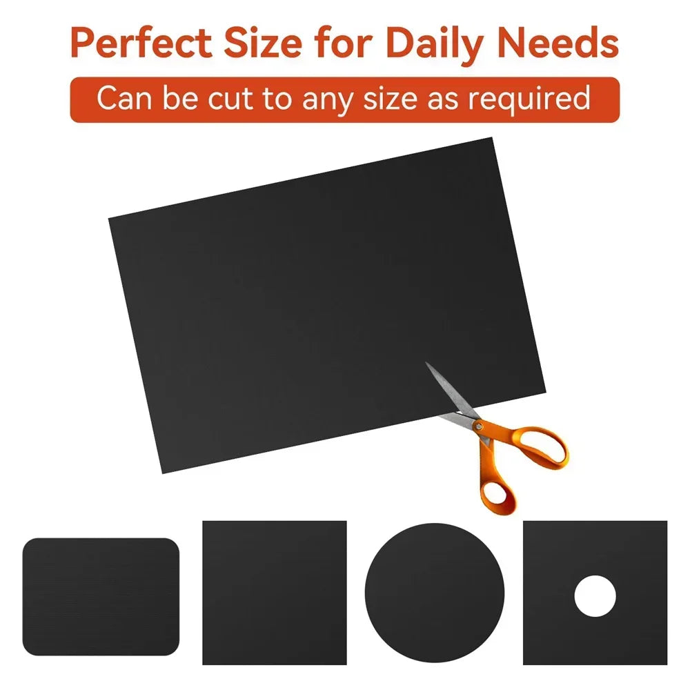 Oven Liners for Bottom of Electric Gas Oven Reusable Non-Stick Teflon Protector Mat Heat Resistant Grill Mats Beauty World Shop