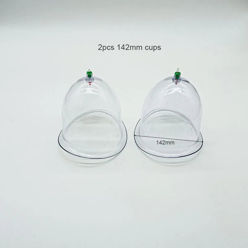 Big Size Vacuum Cupping Breast & Buttocks Enlargement Massager Suction Pump Machine Butt Lifting Device Back Massage Cans Beauty World Shop