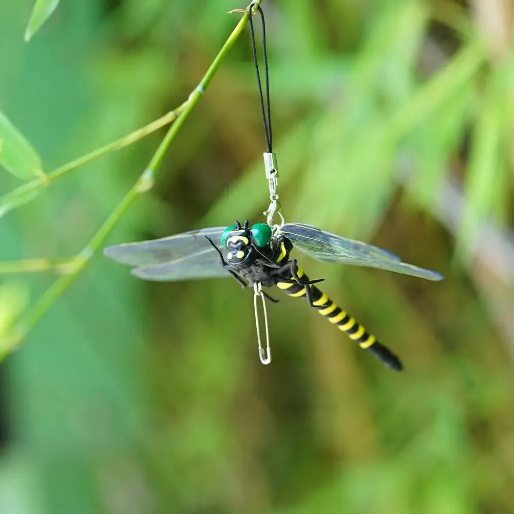12cm Simulation Dragonfly Outdoor Mosquito Repellent Insect Model Garden Hanging Ornaments Beauty World Shop