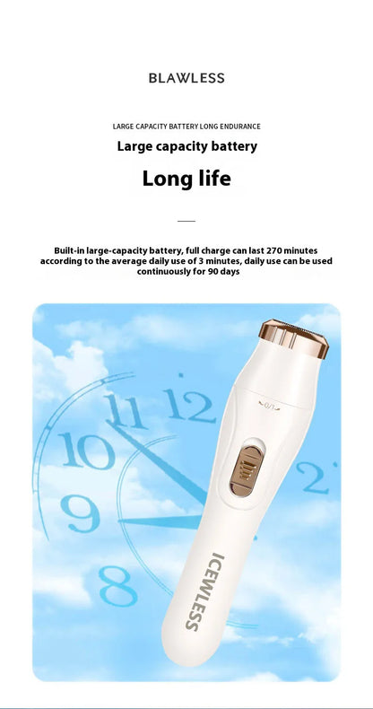 Women Electric Shaver Waterproof Painless Hair Trimmer for Bikini Body Legs Face Underarms Hair Removal Cordless Beauty World Shop