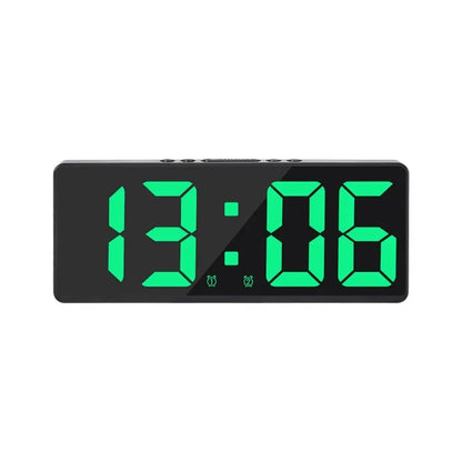 Creative Number Clock Color Nightlight Temperature Calendar Alarm Clock LED Large Number Electronic Clock Backlight Home Decor Beauty World Shop
