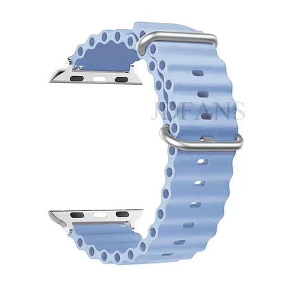 Strap For Apple watch ultra band 49mm 44mm 45mm 41mm 40mm 38mm 44 45 mm 1:1 Original Ocean belt iWatch series 9 10 8 7 se bands Beauty World Shop