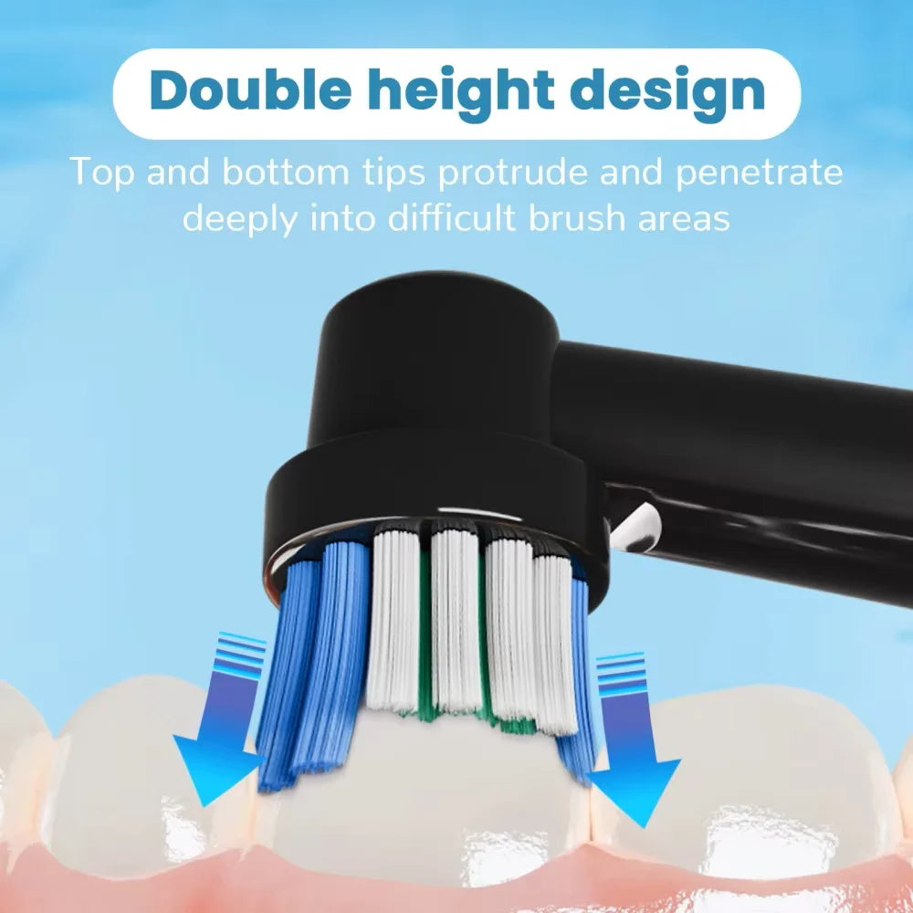 Replacement Toothbrush Heads Compatible with Oral B Braun Professional Electric Brush Heads 1000 1500 3000 6000 7000 7500 8000 Beauty World Shop