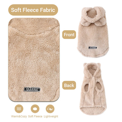Winter Pet Puppy Hoodie Sweater For Small Medium Dogs Cats Warm Fleece Dog Clothes Coat Yorkshire Chihuahua Jacket Pug Costume Beauty World Shop