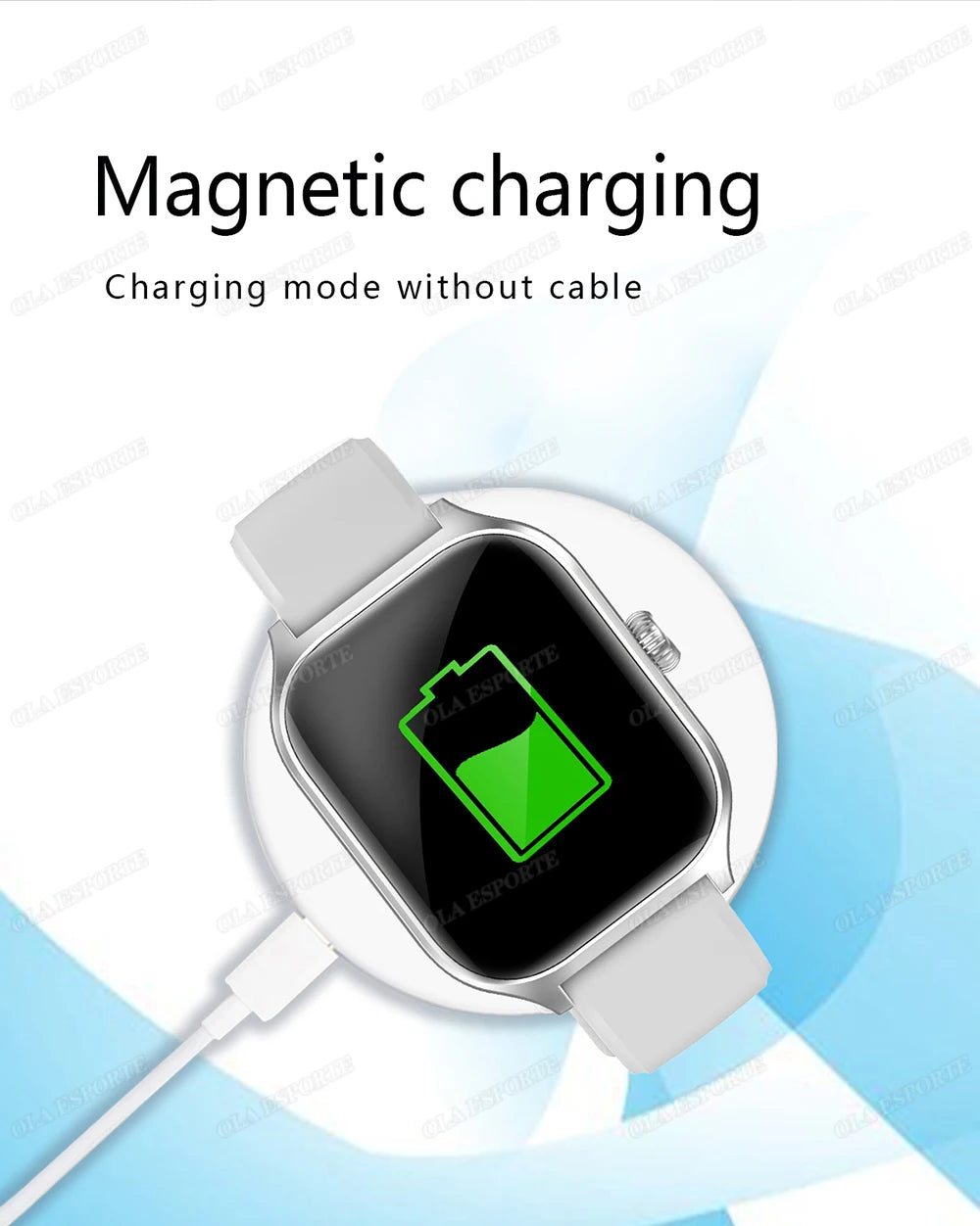 Smart Watch For Android IOS Watches 1.83inch HD Display Bluetooth Call Message Alert Music Sports Mode Smartwatch Men Women Gift Beauty World Shop