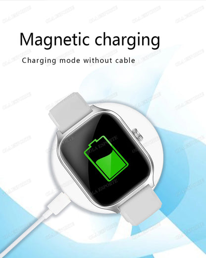 Smart Watch For Android IOS Watches 1.83inch HD Display Bluetooth Call Message Alert Music Sports Mode Smartwatch Men Women Gift Beauty World Shop
