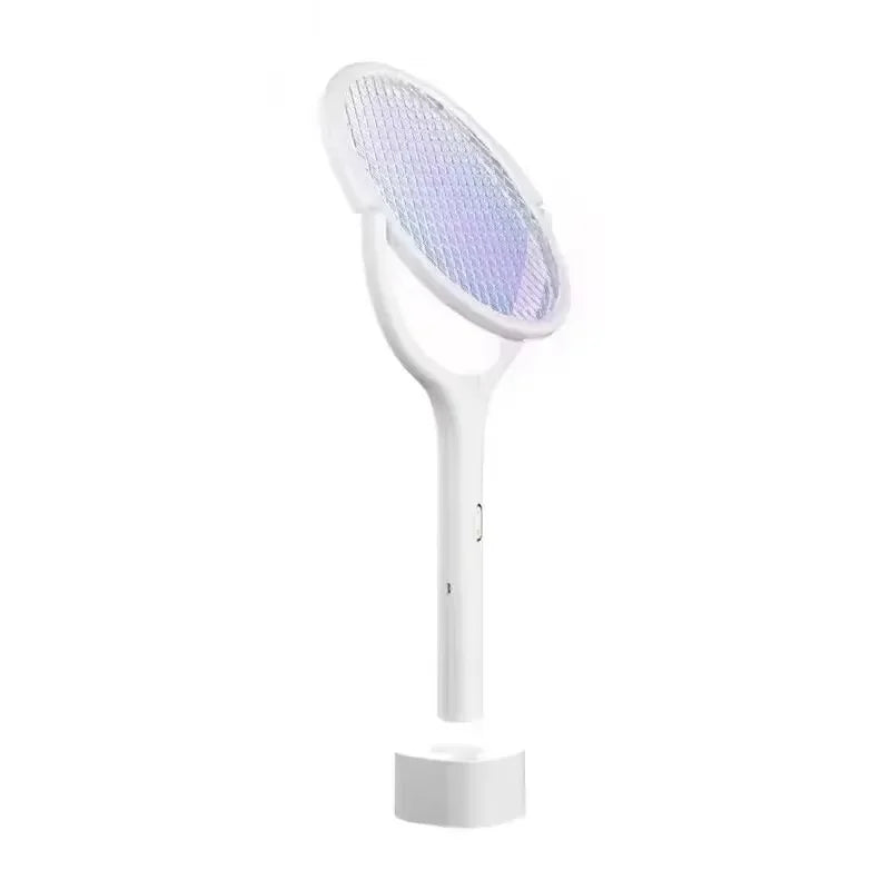 5 In 1 Fast Charging Racket Kill Fly Bug Safety Insulated Battery Powered Lamp ABS Adjustable Electric Mosquito Swatter Beauty World Shop