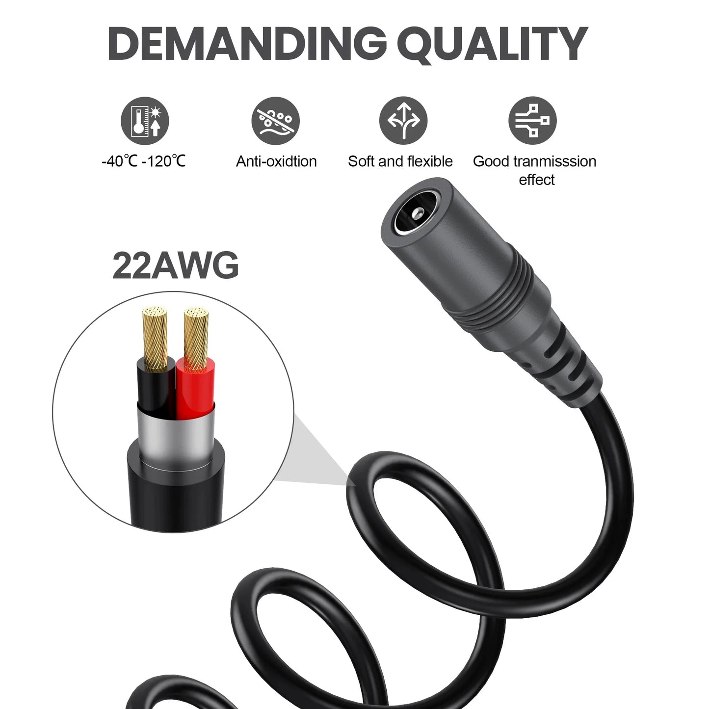 Miwayer Daisy Chain Cables 1 to 2-10 Ways Guitar Effect Pedal Power Supply Adapter 9V DC 1A Reinforced Noiseless Center Negative Beauty World Shop