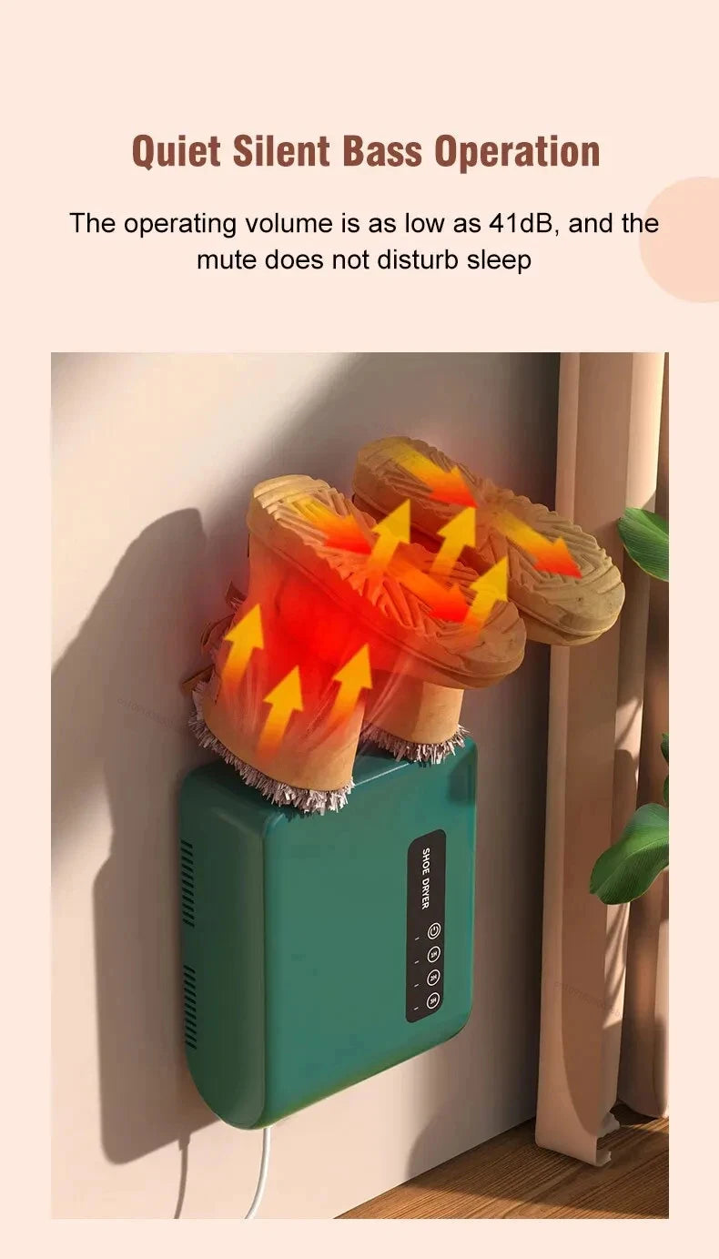 220V Electric Shoe Dryer, Portable Shoe & Boot Drying Machine with Sterilization Deodorization, Heated Foot Protector for Gloves Beauty World Shop