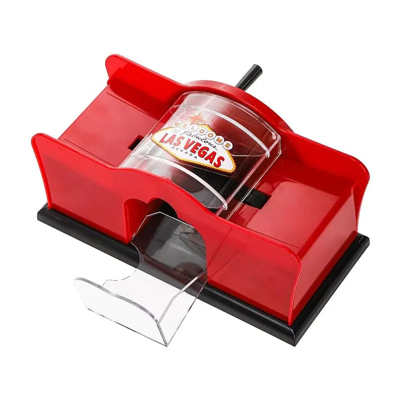 Manual Card Shuffler 2 Deck with Hand Crank, Card Shuffler for Blackjack, UNO, Poker, Playing Card Dealer Machine Manual Card Beauty World Shop