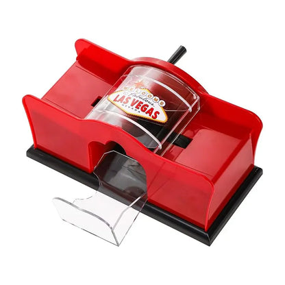 Manual Card Shuffler 2 Deck with Hand Crank, Card Shuffler for Blackjack, UNO, Poker, Playing Card Dealer Machine Manual Card Beauty World Shop