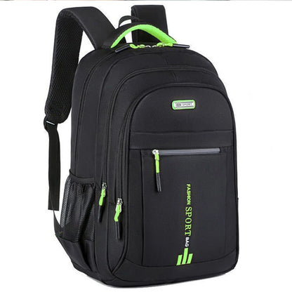 Spring new backpack male leisure business travel backpack Large capacity junior high school bag female computer men's bag Beauty World Shop