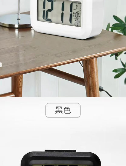 Alarm Clock Digital Clock LED Electronic With Backlight Snooze Calendar For Home Office Desktop Table Screen Display Watch Beauty World Shop