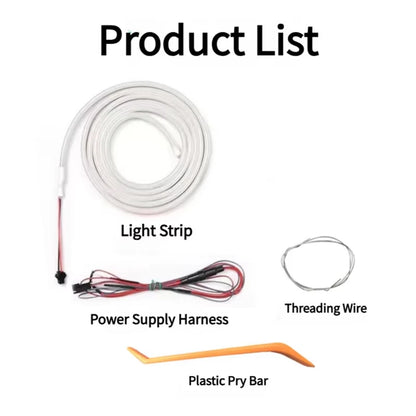 Car Trunk Led Light Strip Waterproof PVC Flexible Ambient Light Strip Automatic On/Off Hidden Installation Universal for Suv/Mpv Beauty World Shop