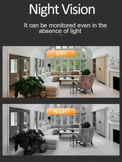 New 4K HD Mini Wireless Camera Portable Cam Night Vision Camcorder WiFi Remote Monitor Video Voice Recorder Security Camera Beauty World Shop