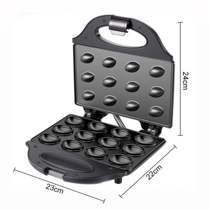 Electric Walnut Cake Waffle Maker With Nuts 12 Holes Cooking Kitchen Biscuits Making for Baking Business Nuts Waffle Beauty World Shop