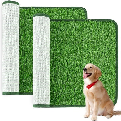 Artificial Grass Dog Potty Pad - Easy ToClean, Odor Resistant,Indoor/OutdoorPet Training Solution Beauty World Shop