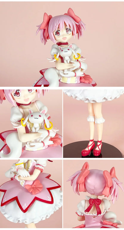 Puella Magi Madoka Magica Kaname Madoka Anime Character Models Figurines Desktop Ornaments Exquisite Toy Collection Otaku Gifts Beauty World Shop