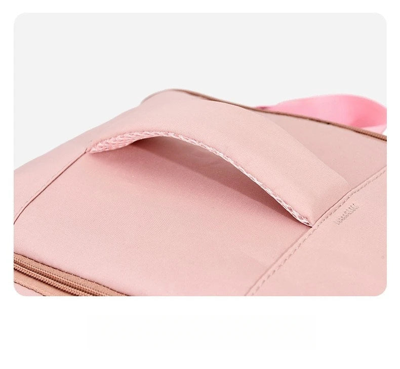 Lightweight Large Travel Backpack, Solid Color Minimalist Multifunctional Student School Bag Beauty World Shop